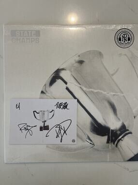 State Champs Self-Titled Vinyl LP Only 300 Pressed Signed AUTOGRAPHED #1